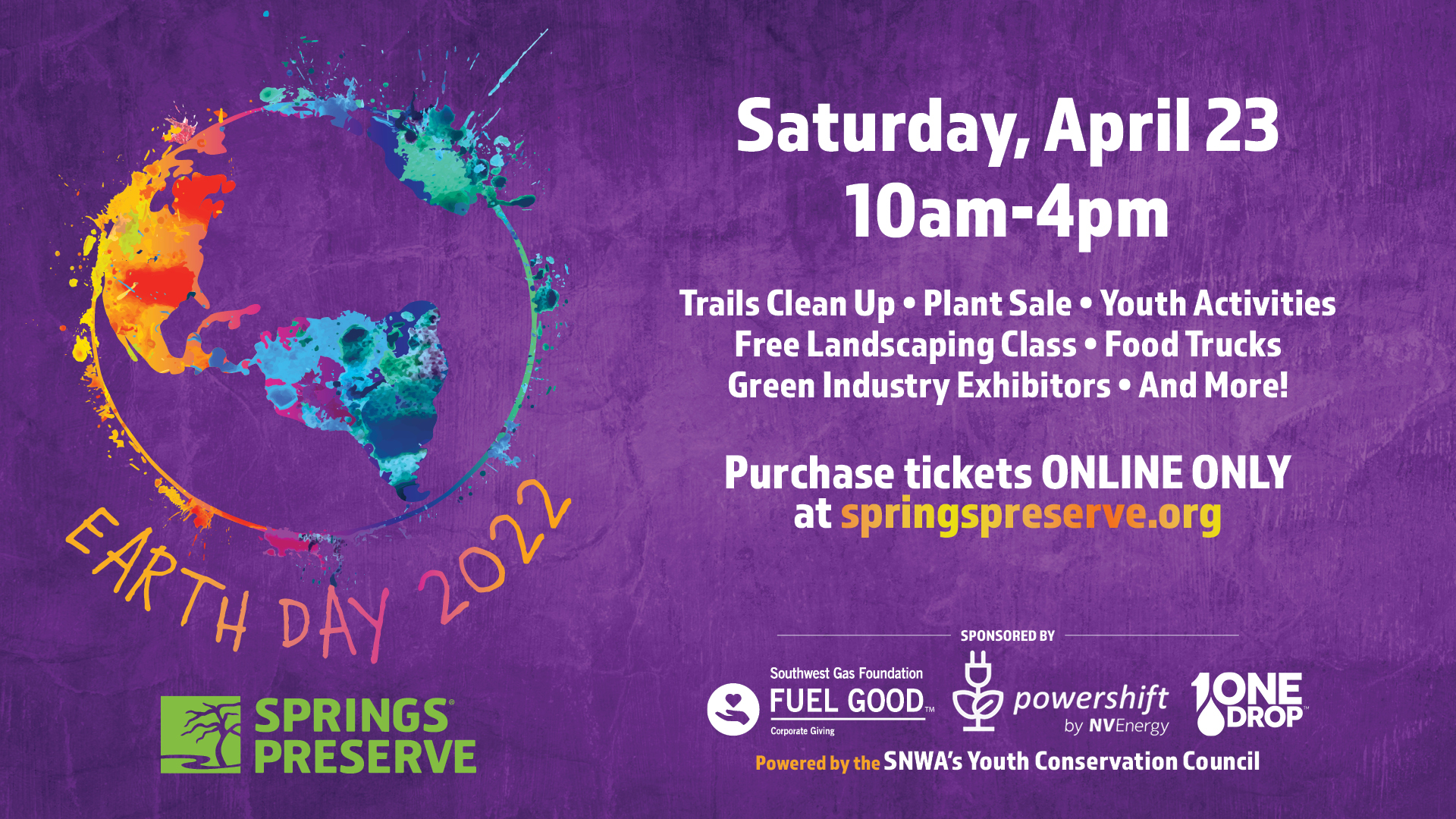 Springs Preserve Earth Day Celebration Nevada Health Link Official